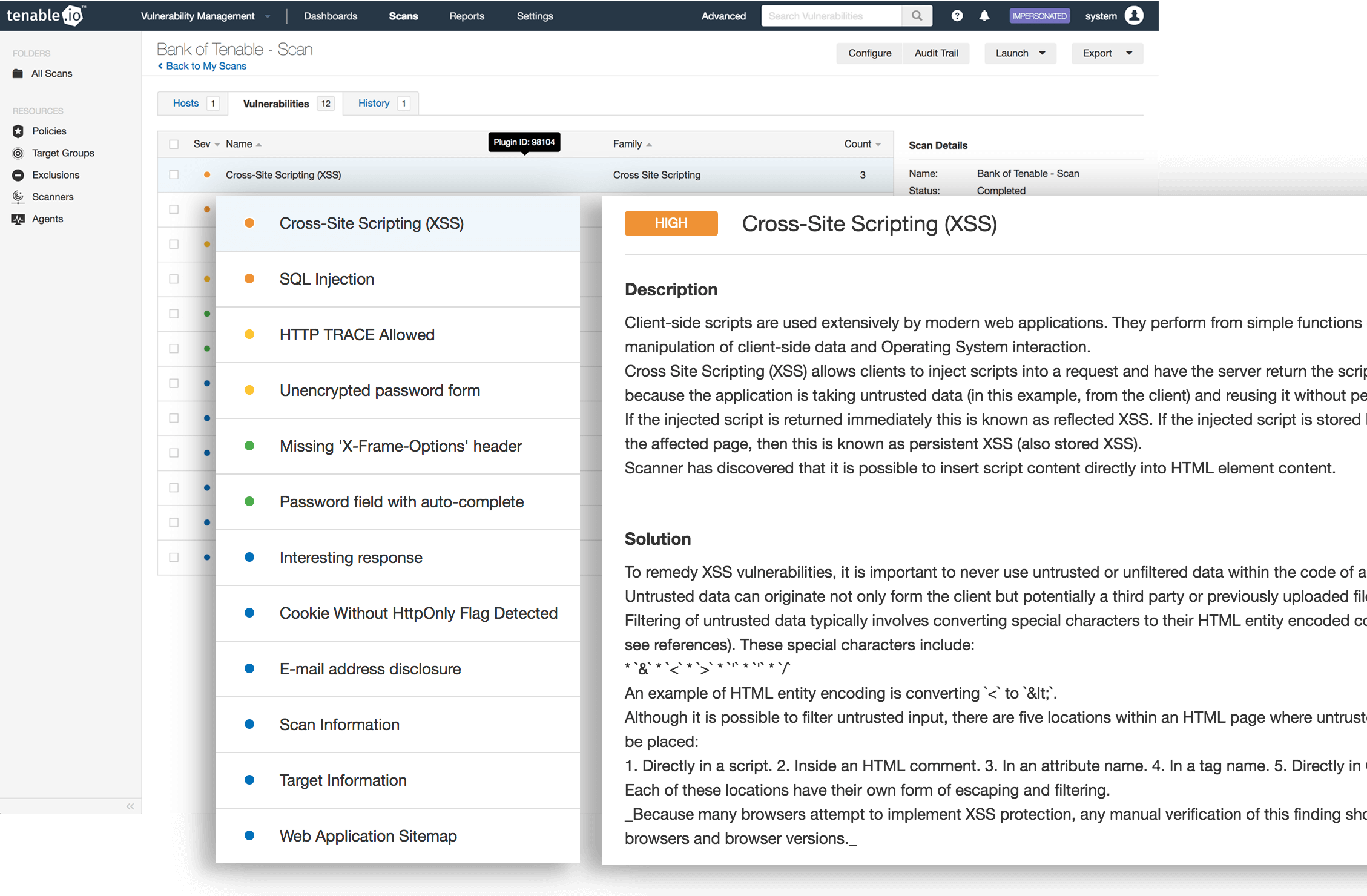 Web Application Scanning With Tenable.io® | Tenable®