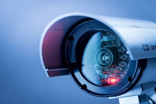 This image shows a surveillance style camera lense