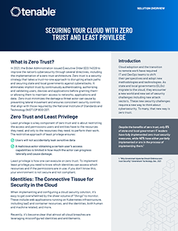 Secure Your Cloud with Zero Trust and Least Privilege