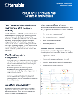 Cloud Asset Discovery and Inventory Management