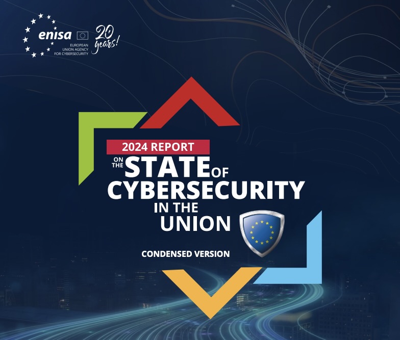 Cover page of ENISA report about state of EU cybersecurity