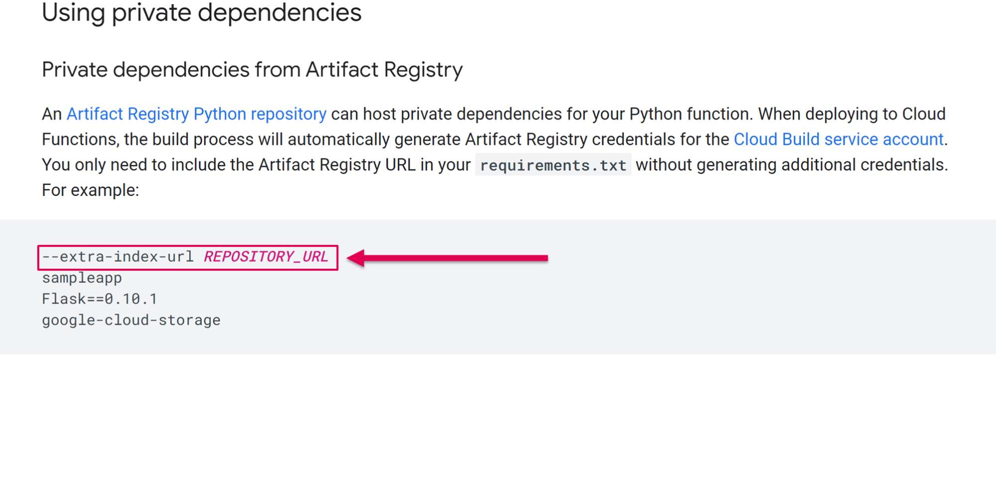 Google Cloud documentation1