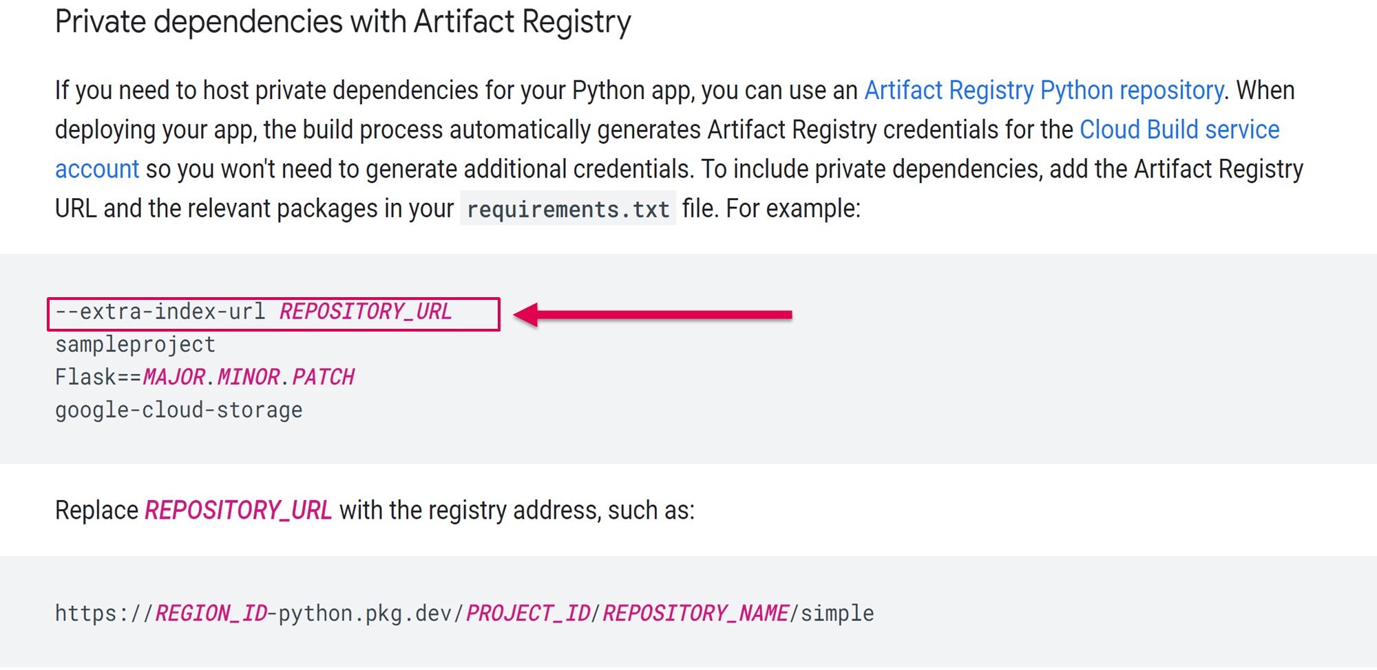 Google App Engine documentation