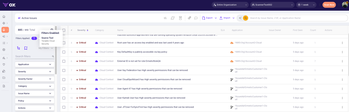 OX Security screenshot
