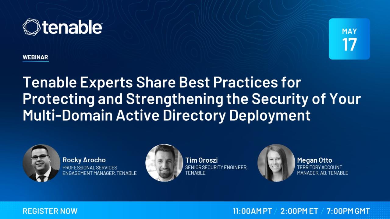 Webinar: Tenable Experts Share Implementation Strategies for 