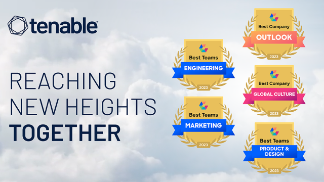 Tenable Honored with Five Comparably Awards for Excellent Company Culture