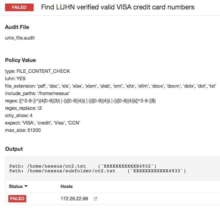 failed find luhn verified valid visa credit card numbers