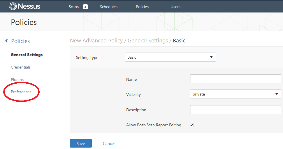 Configuring Nessus to take a screenshot of the remote web sites ...