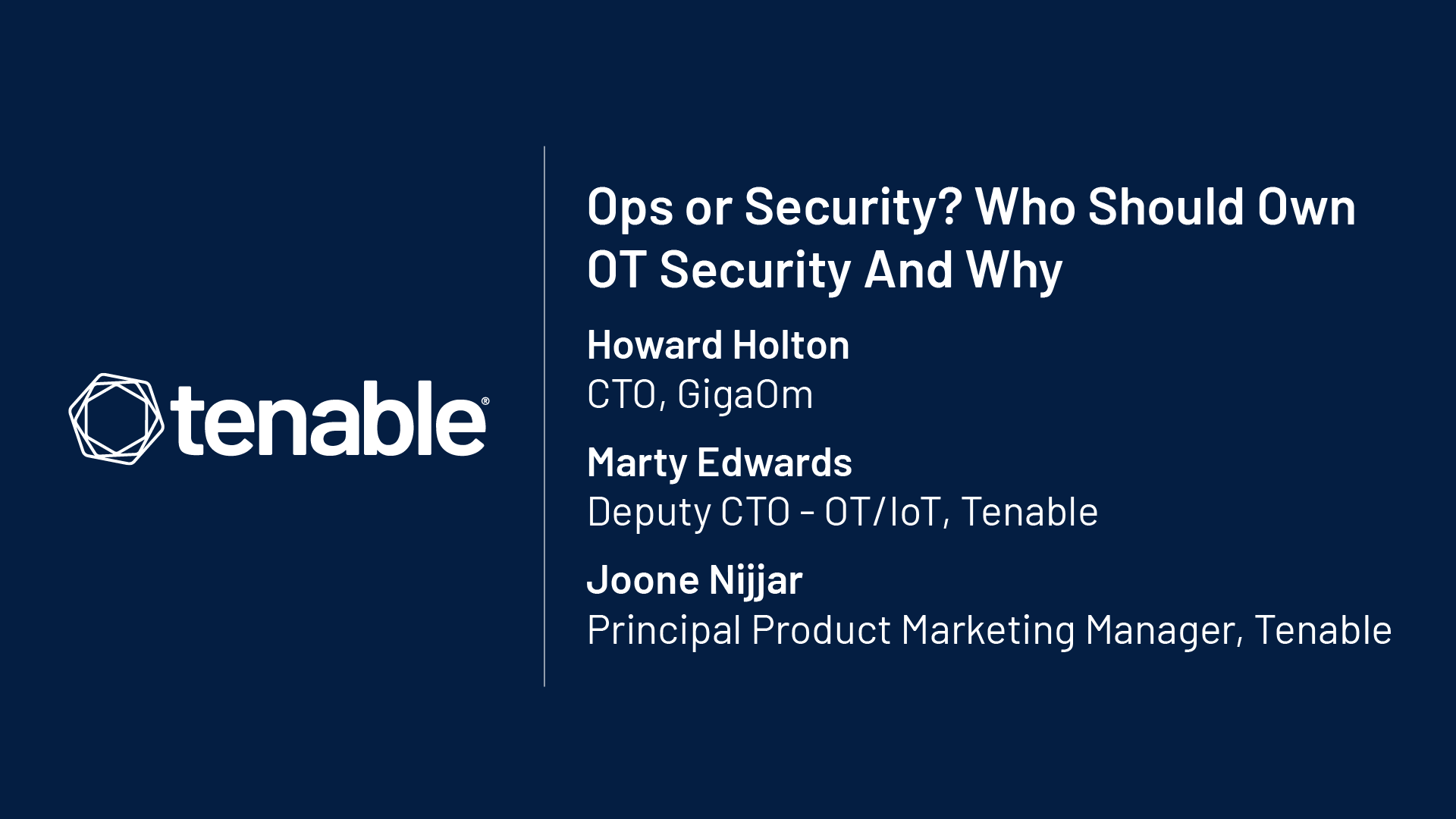 Ops or Security? Who Should Own OT Security And Why?