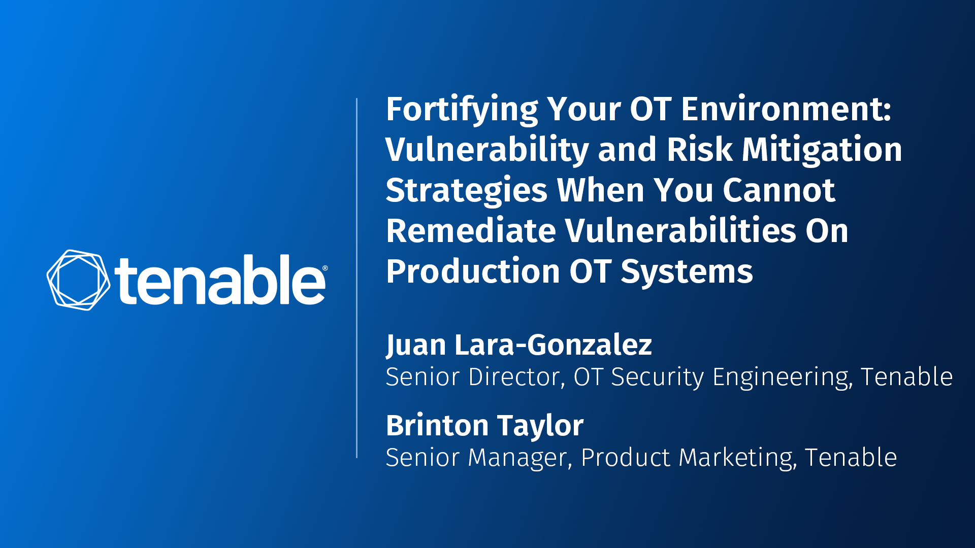 Vulnerability and risk mitigation strategies when you cannot remediate vulnerabilities on production OT systems