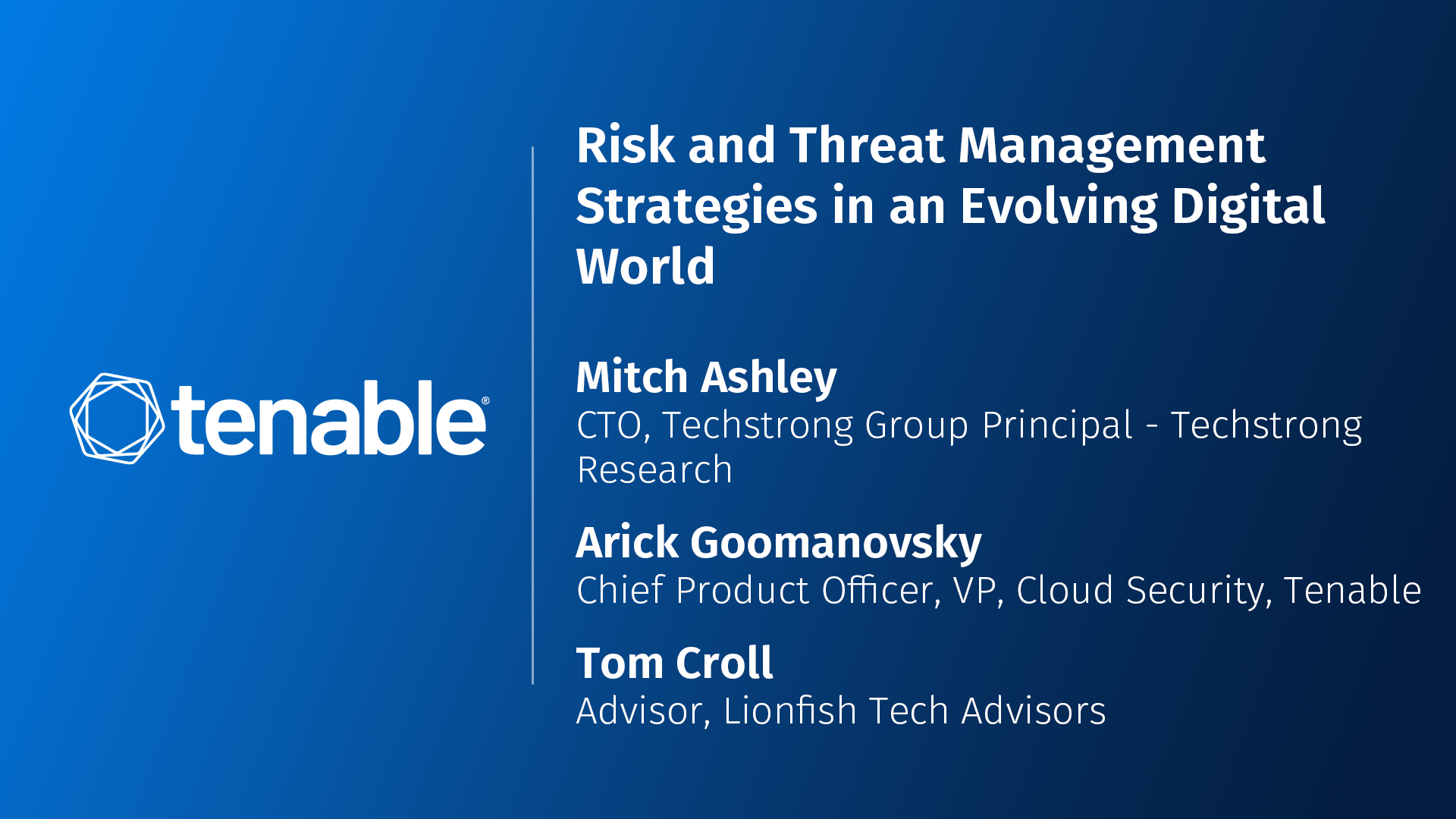 Risk and threat management strategies in an evolving digital world