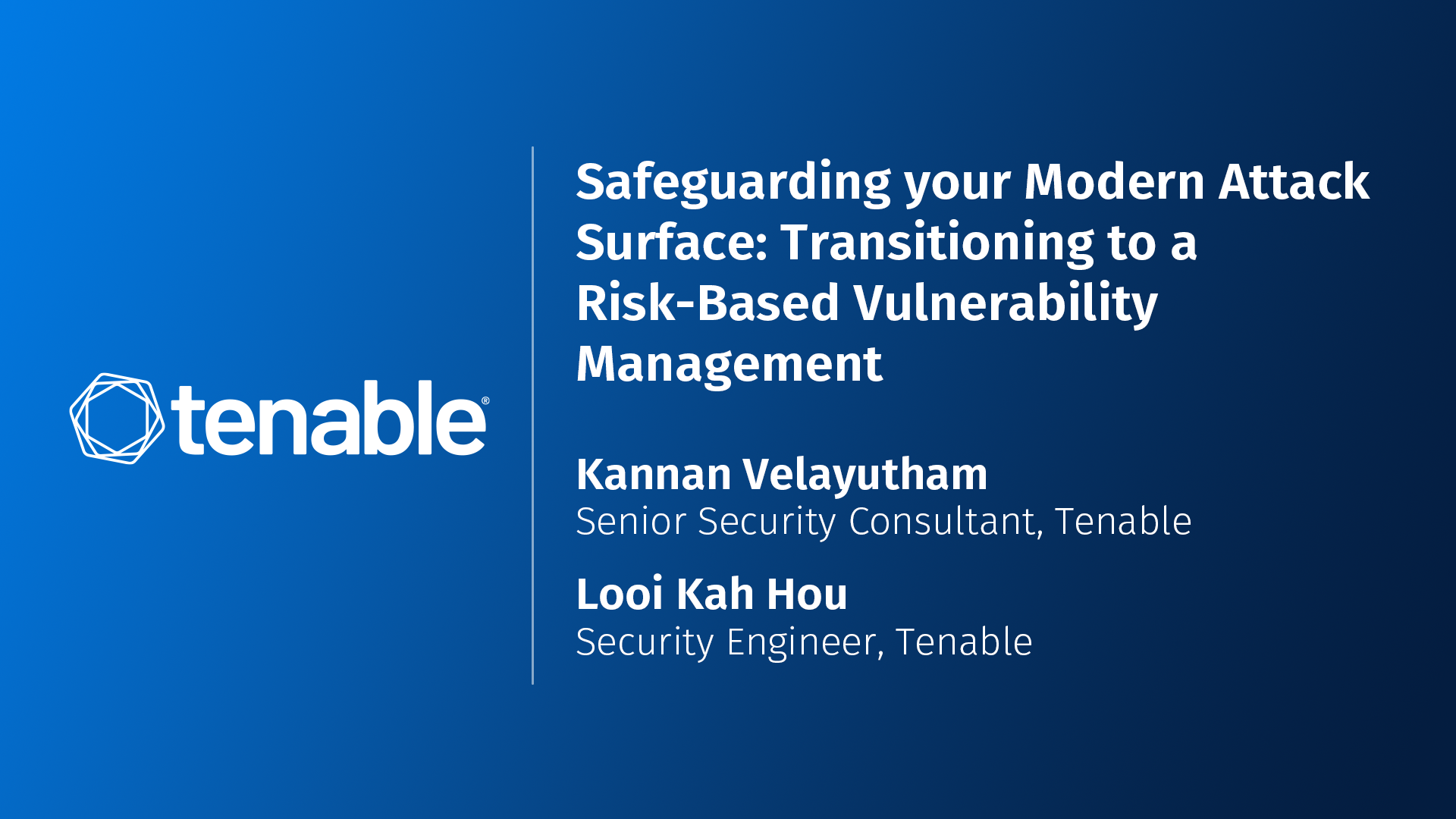 Transitioning to risk-based vulnerability management